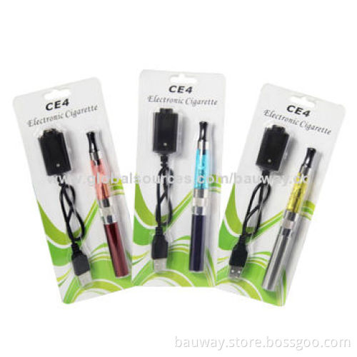 eGo CE4-2 Atomizer/Clearomizer Blister Kit, 650mAh/900mah/1,100mAh Battery
